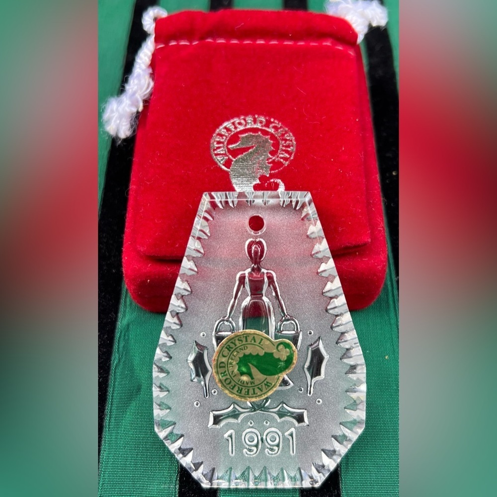 WATERFORD Crystal Holiday Ornament - Twelve Days of Christmas
